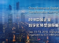 万众瞩目，2018中国企业数字化转型国际峰会，重磅来袭