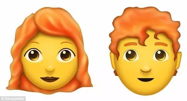 Emoji又出新表情了！光头和红发人士也将拥有专属表情