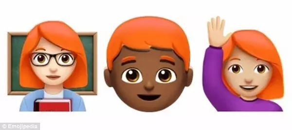 Emoji又出新表情了！光头和红发人士也将拥有专属表情
